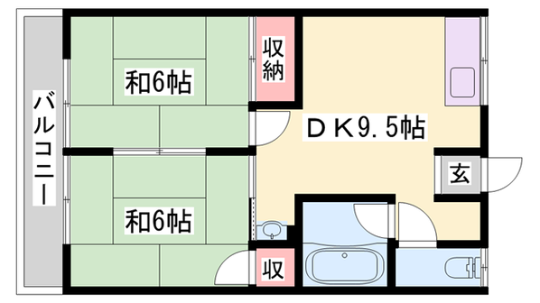 西脇市駅 徒歩10分 2階の物件間取画像